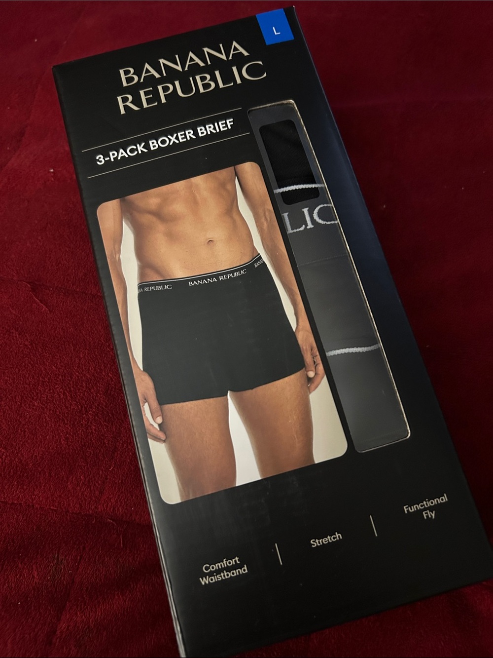 Banana Republic Black Men's Boxer Briefs 3-Pack